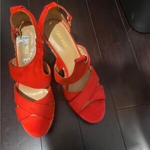 Nine West Women's Red Sandals